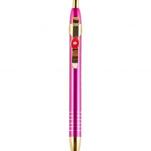 Retractable Pen with Holder Clip and Shiv Baba Logo - Brahma Kumaris